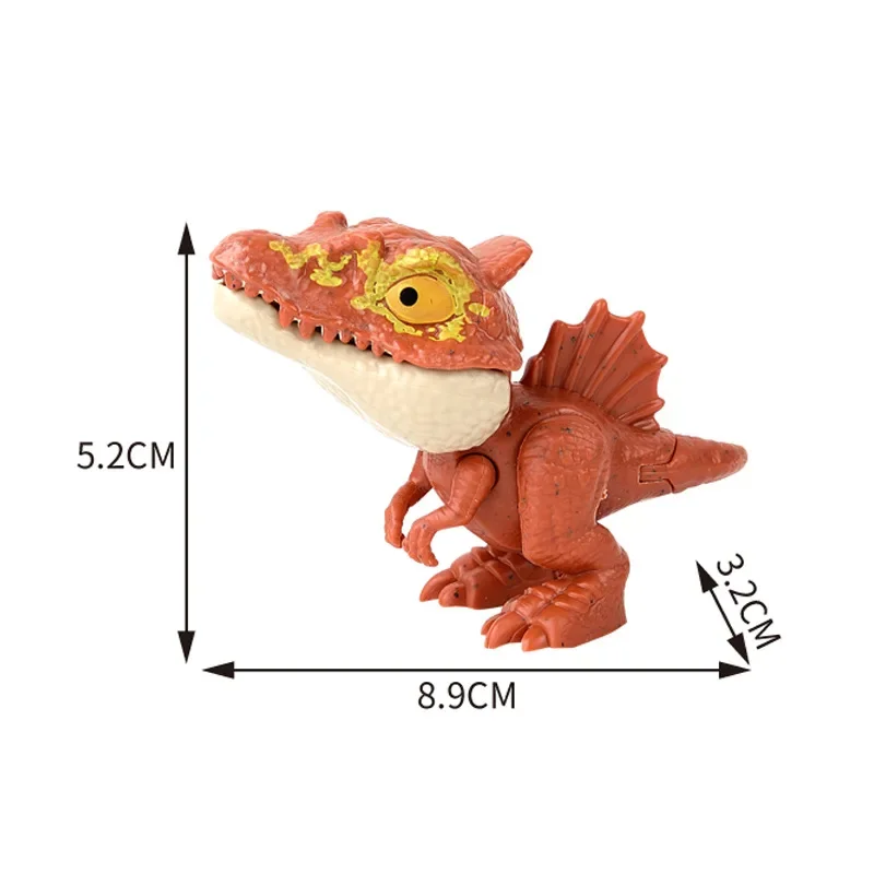 Jurassic Finger Dinosaurier Tyrannosaurus Modell Spielzeug für Kinder Finger Beißen Dinosaurier Bewegliche Gelenke Dinosaurier Spielzeug für Jungen Geschenk – Detail 24