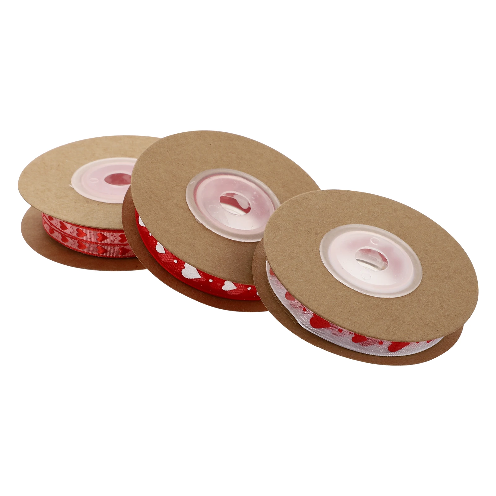 

Light Pink Ribbon 4 Rolls Love Print Wrapping Tapes Valentine Day Wedding Decor Gift Box Bow Bottle Craft DIY
