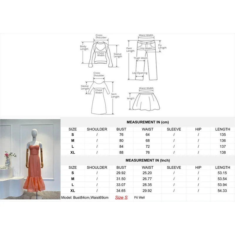 Autunno nuove donne in stile casual che indossano un abito longuette a sirena senza maniche con perline rosa 2025