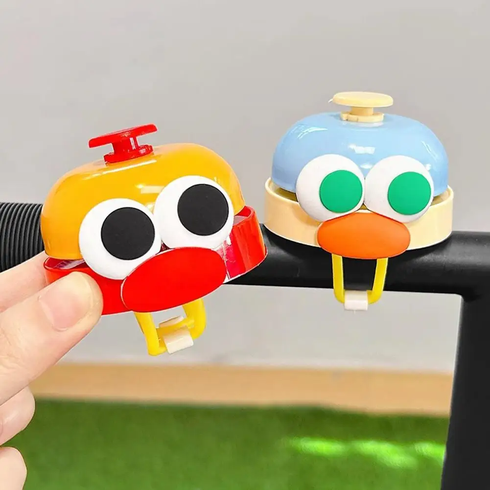 Cartoon Big Mouth Kids Bicycle Bell Horn Safety Warning Cycling Handlebar Bell Accessories Universal Bike Scooter Decoration ﻿