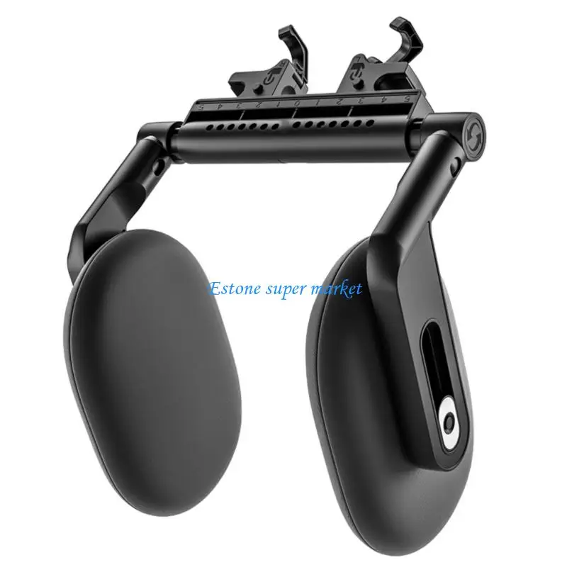 090B وسادة سيارة قابلة للتعديل مع خطة مركزية ثلاثية الأبعاد ومثبتين لمسند الرقبة للدفع الطويل #1