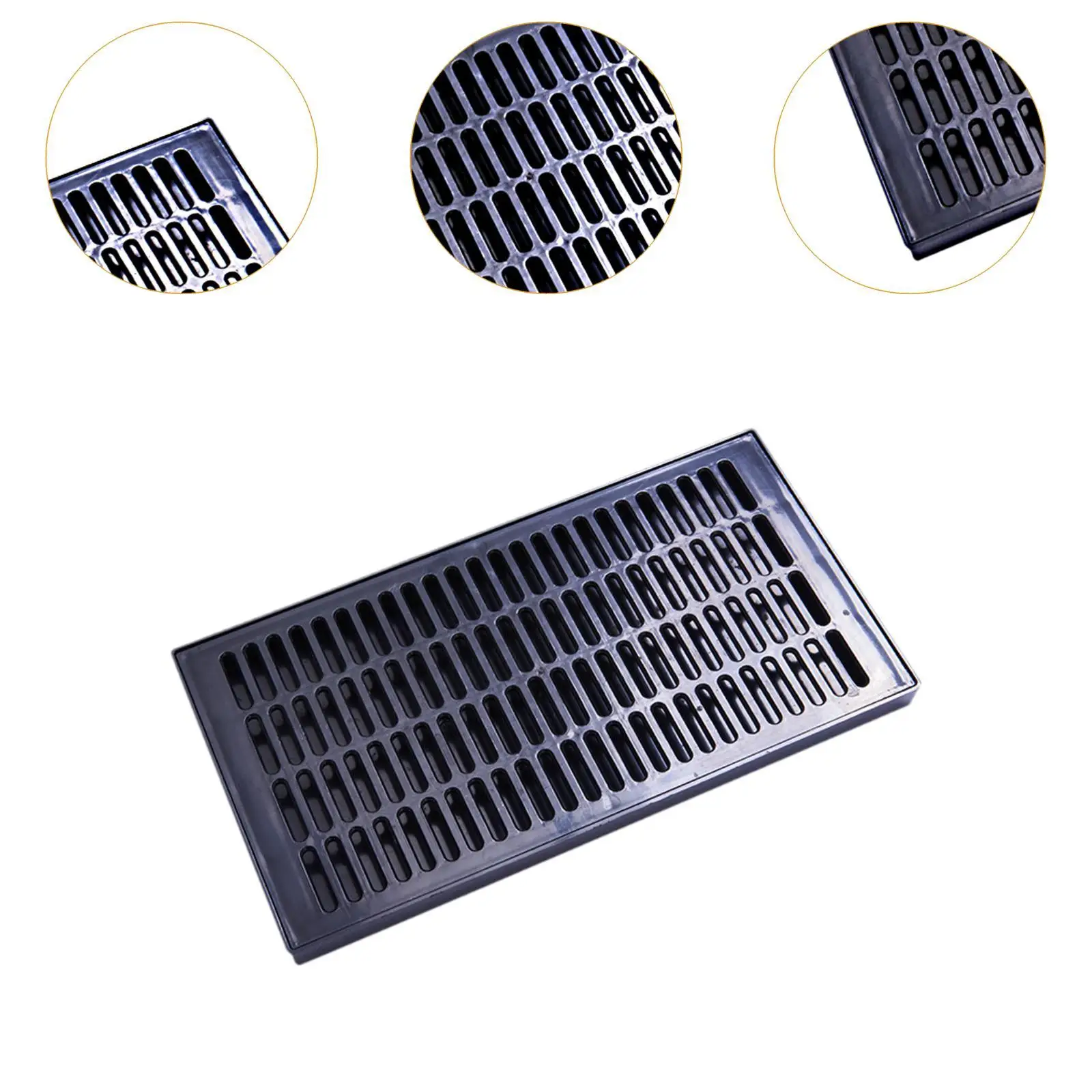 Beer Drip Tray Multifunction Easy Carrying Lightweight Stainless Steel Keg Drip Tray for Restaurant Tea Room Household Hotel