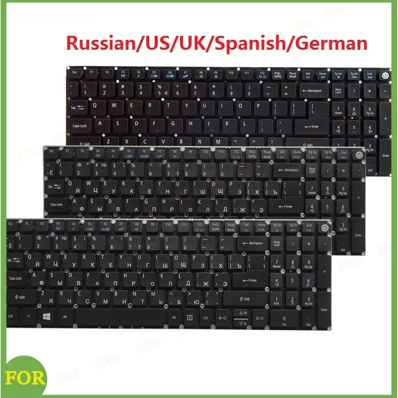 

Клавиатура для ноутбуков Acer Aspire F15 F5-521 F5-571 F5-571T F5-571G F5-572 F5-572G F5-572T (русская/американская/британская/испанская/латинская/немецкая раскладка)