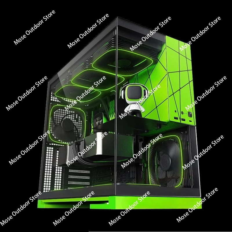 

Columnless sea view room, iron fan version, desktop computer case, for 5090,