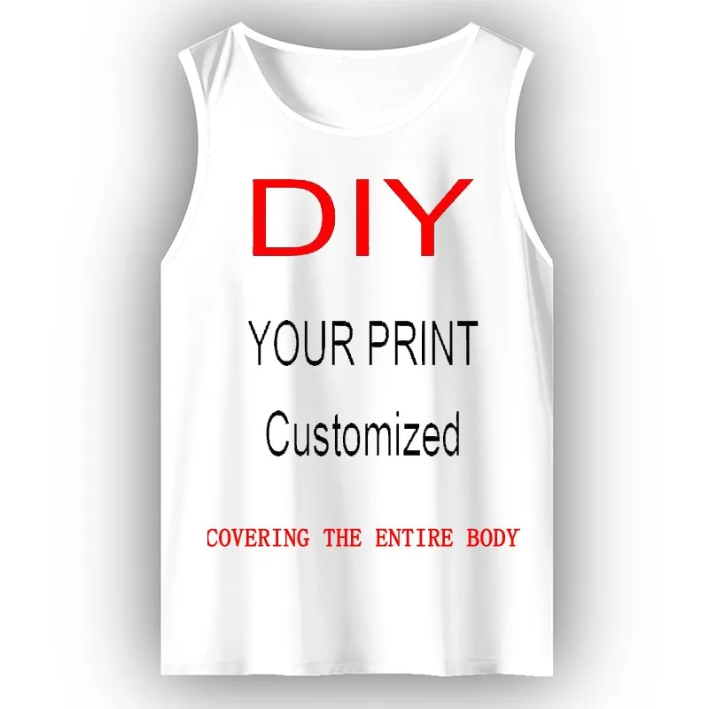 3d Printed T-shirt, Private Customized Image, Free Design, Men\'s Children\'s Tank Top, Sports Thin Style, Fashion, Casual Street