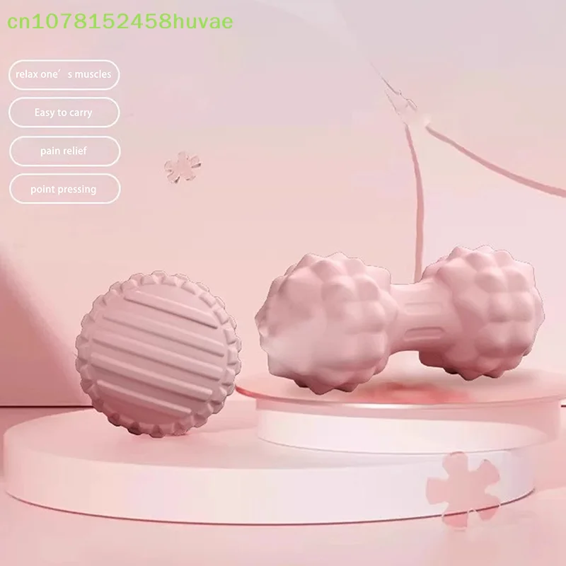 1PC TPR Floating Point Muscle Relaxation Massager Light Massage Adsorption Ball Relieves Pain Reusable And Washable