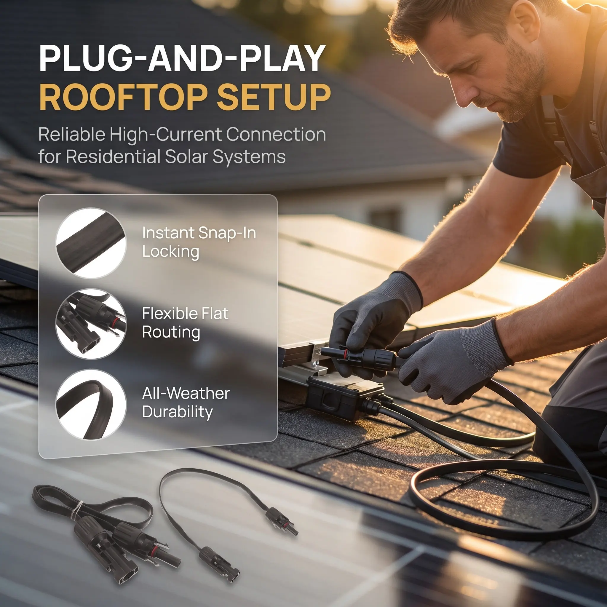 Conector Fotovoltaico à Prova  - Renewable Energy Types avaliação e preço