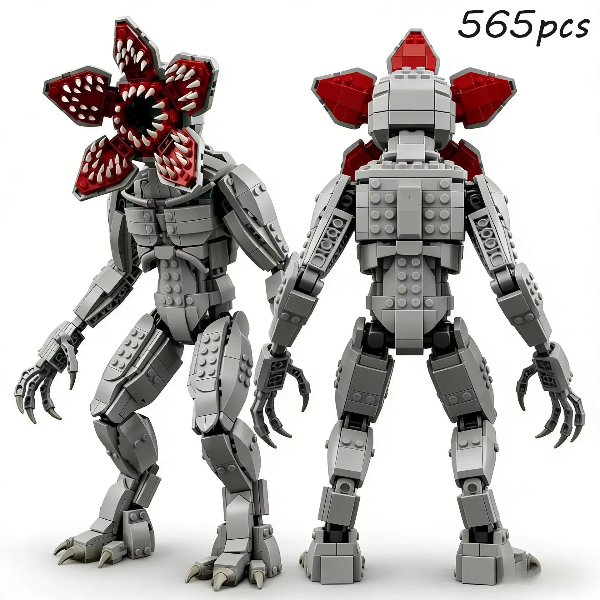 

NEW Hot TV Carnivorous Plant Giant Devil Demogorgon Vecna Model Buliding Blocks Bricks Construction Toy for Kids Halloween Gifts