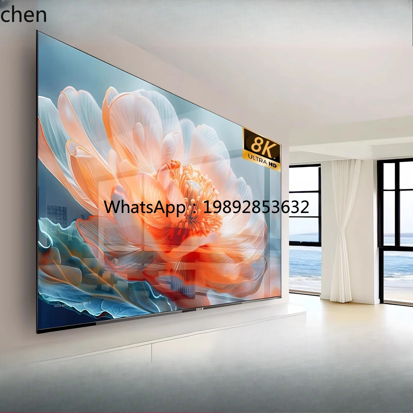 تلفزيون 8K Ultra HD Home LCD 100 بوصة 50/55/65/75/85 شبكة ذكية 300 بوصة شاشة كبيرة