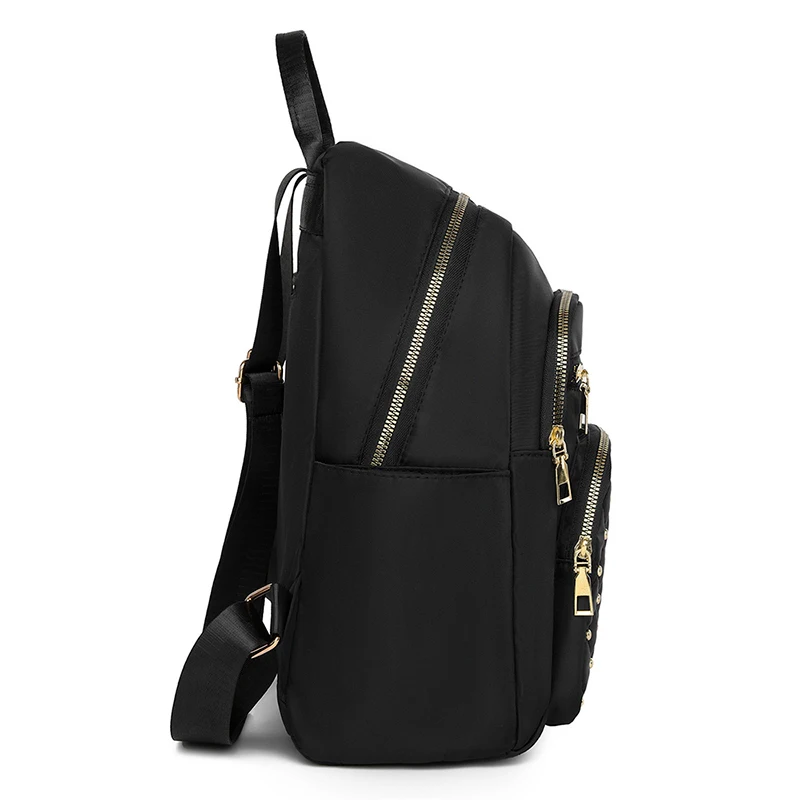 Neutrale gesteppte quadratische Tasche Mode Reiserucksack Rucksack Oxford Tuch neue Mode Reisetasche Dame