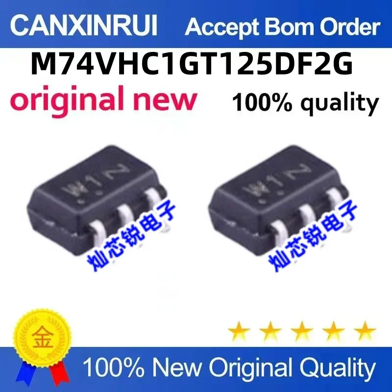 

(5-100 pieces) Brand new M74VHC1GT125DF2G silk screen W1 SOT353-5 in stock chip IC