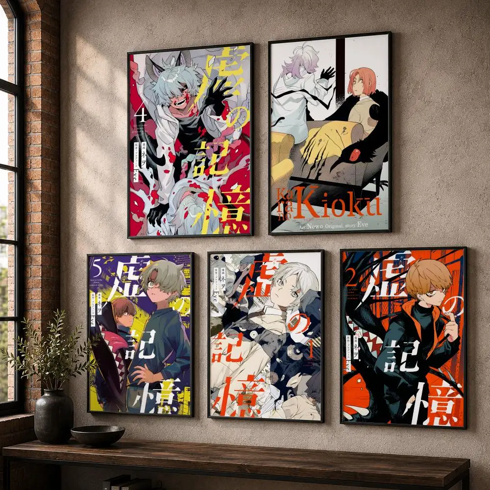 Popular Manga K-Kara no KiokuS Painting Calligraphy Canvas Posters Wall Art for Home/Office/Dorm/Living/Bedroom