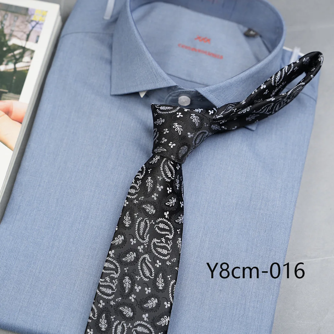 

Men's 8cm high-dimensional jacquard hand tie