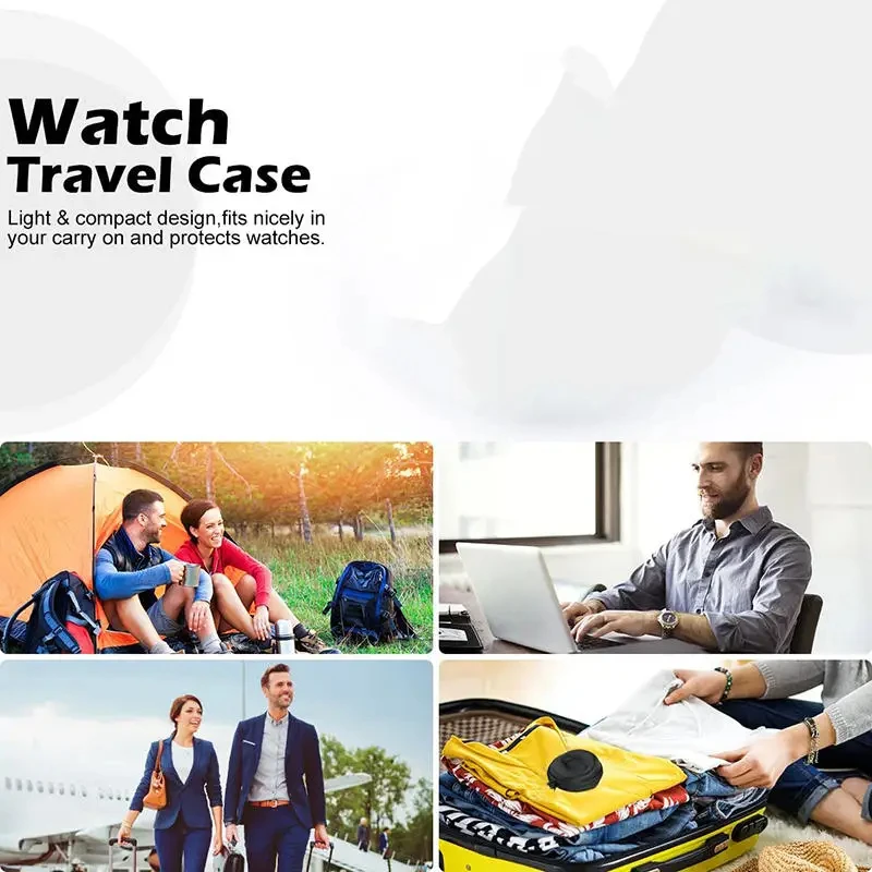 Portable Single Watch Box, Travel Storage Organizer