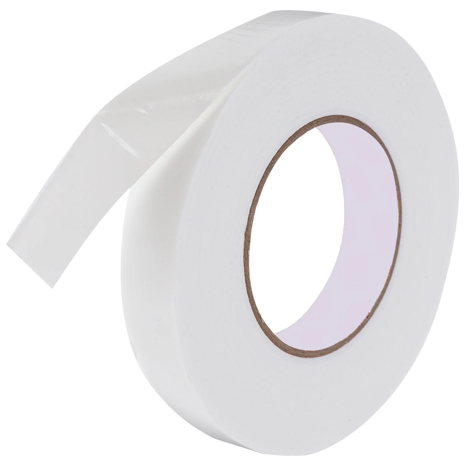 شريط رغوي مزدوج الجوانب 1 لفة بيضاء من البولي ايثيلين عالية الكثافة لاصق قوي مقاوم للماء مقاوم للحرارة للمنزل والمكتب DIY تركيب على الحائط