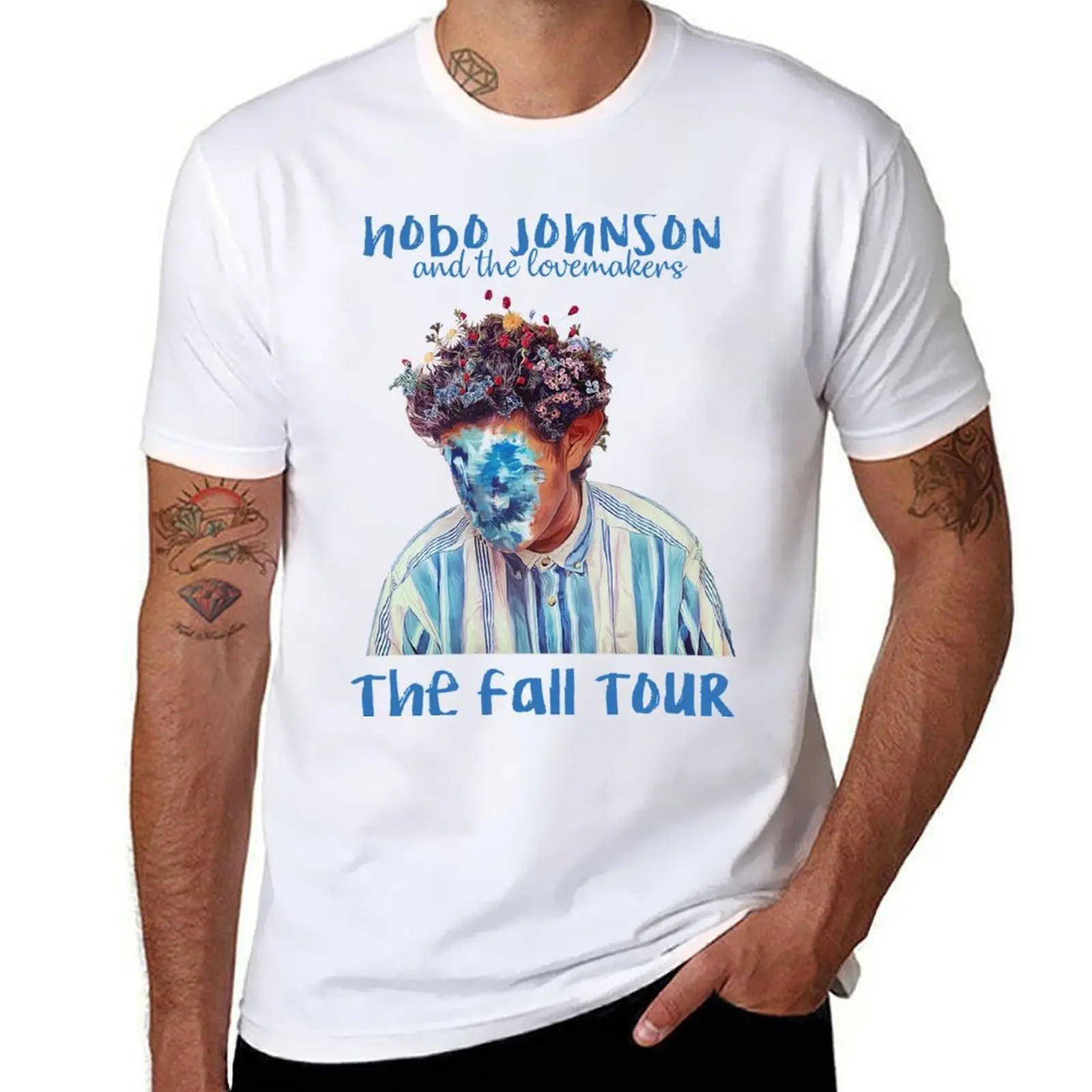 

Twobos Hobo Show Johnson The Fall Tour 2019 T-Shirt t shirt man plain anime tshirt T-Shirt