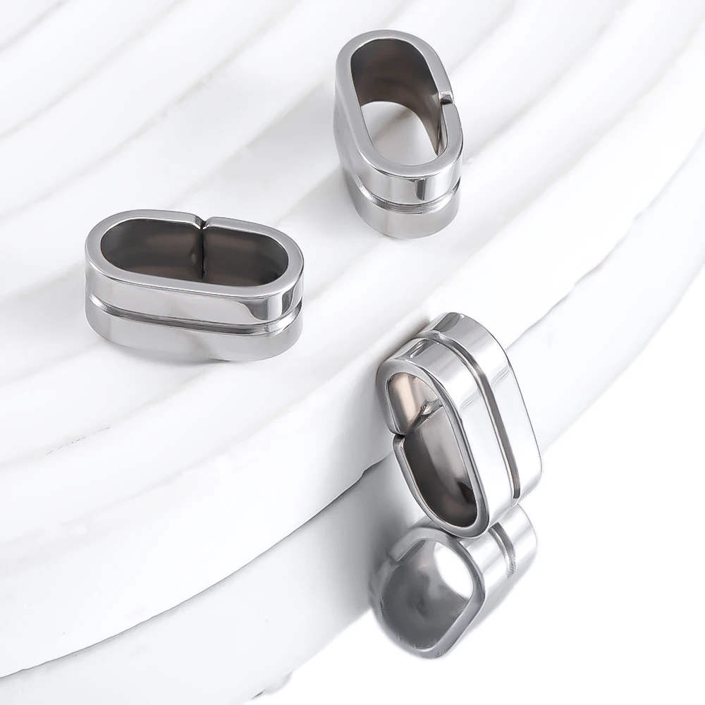 

2pcs 201 Stainless Steel Positioning Buckle For DIY Bracelet Adjustment Buckle For Clothing Luggage Auxiliary Accessory Supplies
