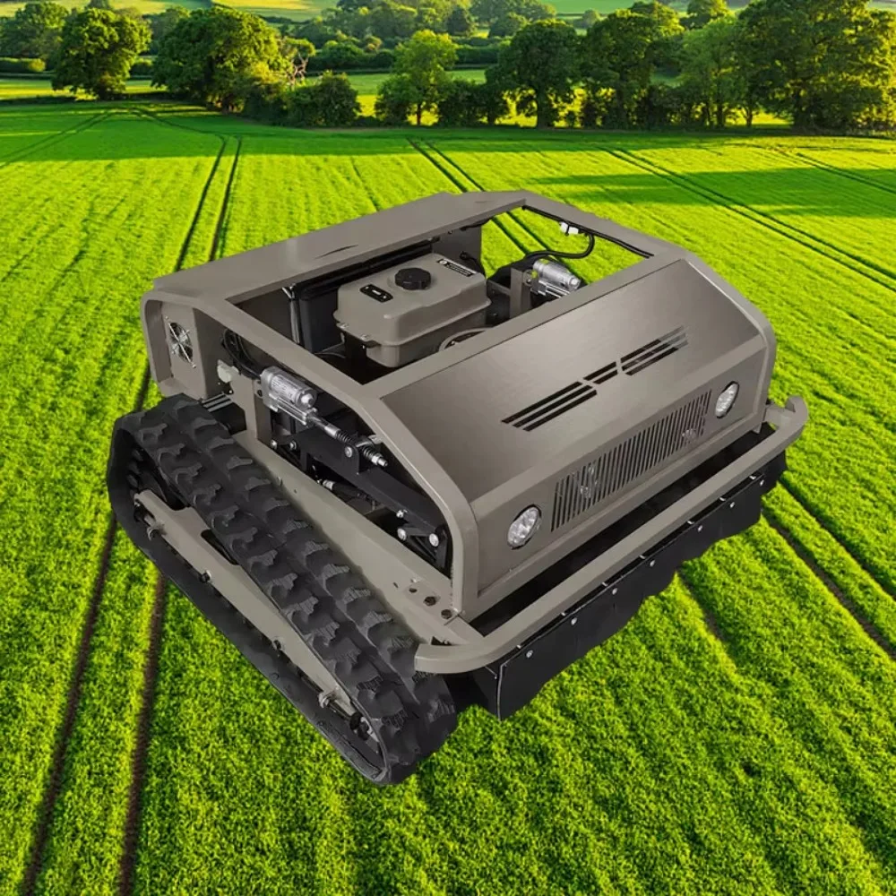 

Remote Electric Start Radio Controlled Lawn Mower Rc Slope Mower Crawler Snow Knife Remote Control Robot Lawn Mower