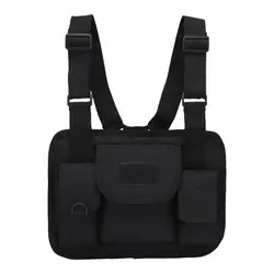 Motorcycle Chest Bag Chest Pouch Running Chest Bag Adjustable Front Pack Travel Chest Pack Fashion For Running Hiking Workouts C