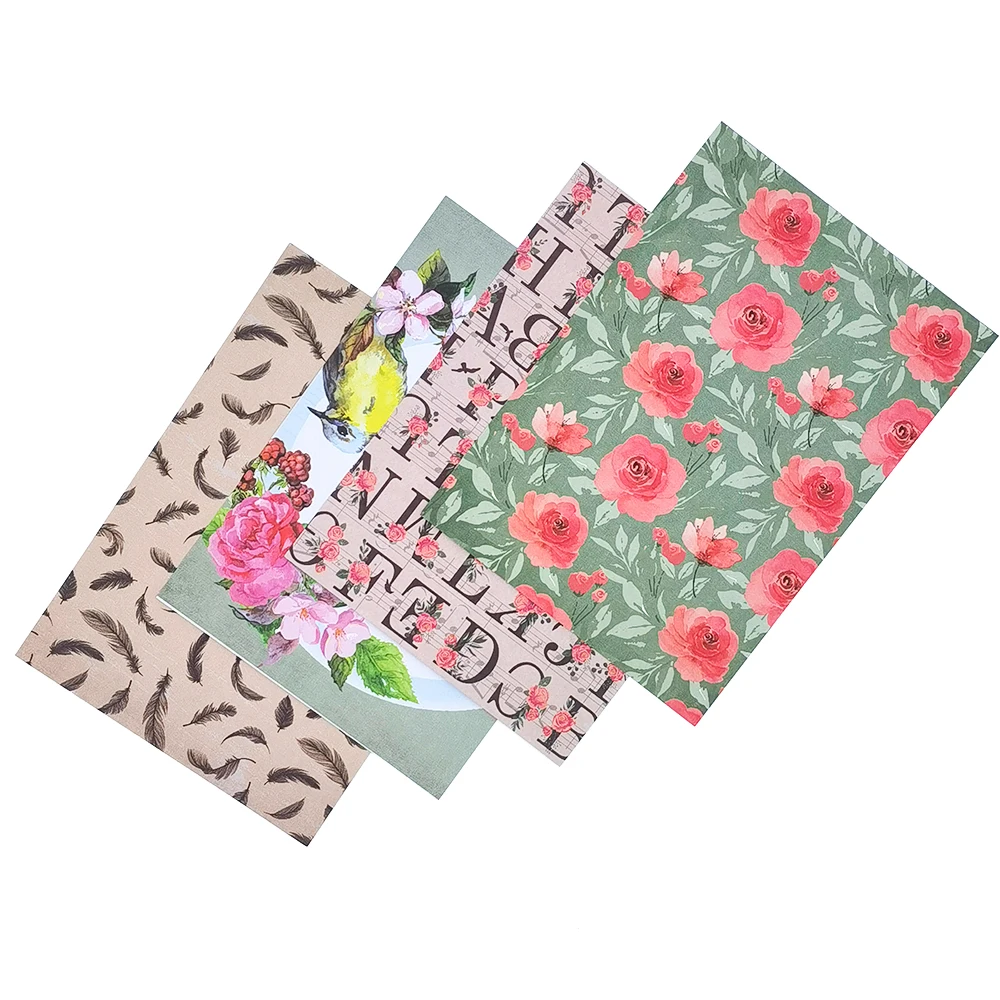 Kreatives Papier 6*4 Zoll mit Blumenmuster für Journaling und Scrapbooking A5 A6 Vintage Blumendesign Scrapbook Hintergrundpapiere – Detail 18