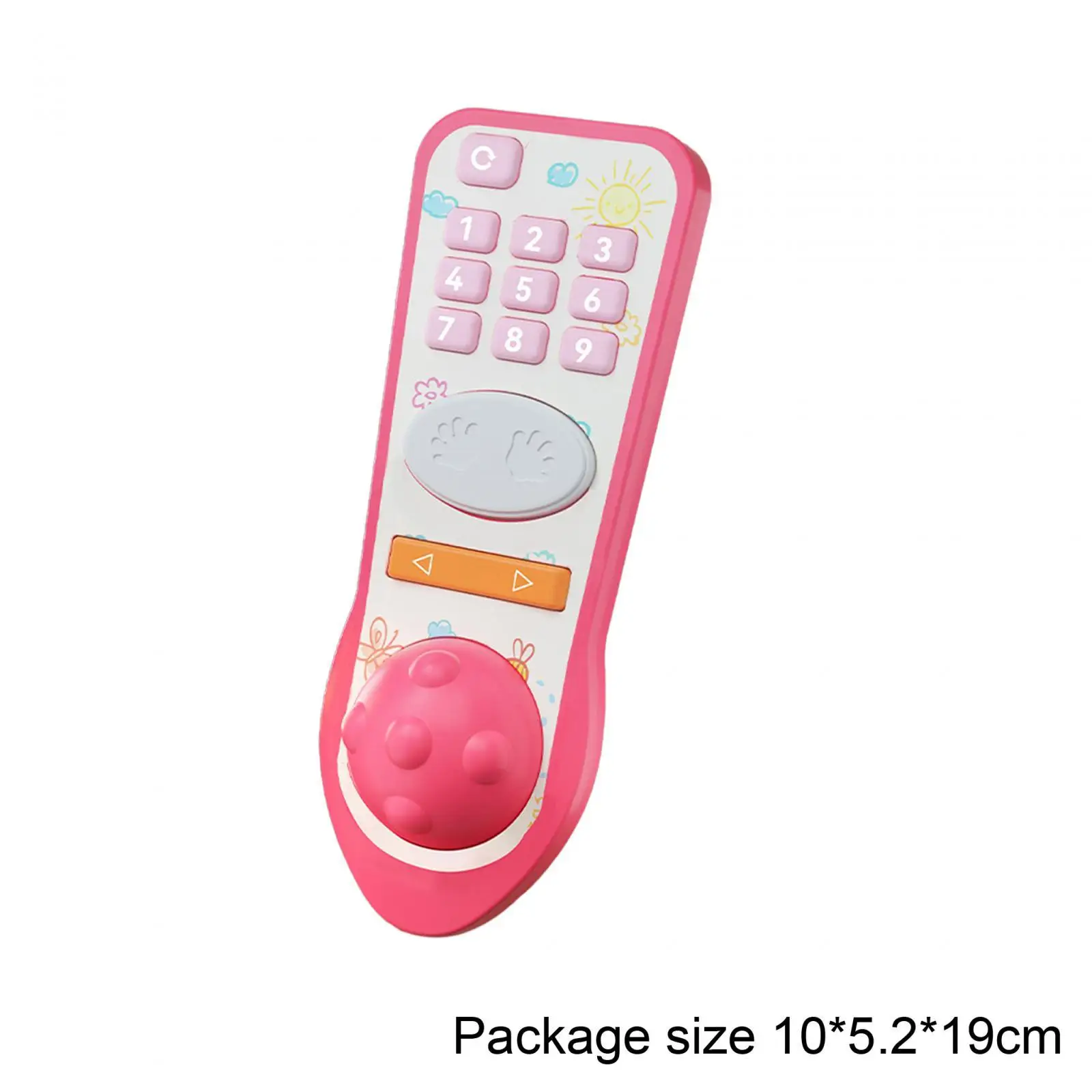 TV Remote Control Toy Musical Remote Toy for Toddlers Infants Birthday Gifts