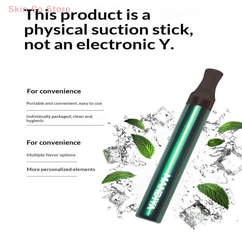 [CO]1 Stück klarer, pflanzlicher Atem-Diffusor mit Königskerze/Traubenminze/Minze, Guarana/Grüner Tee, natürliche Energie-Boost-Unterstützung für alle Altersgruppen – Detail 8