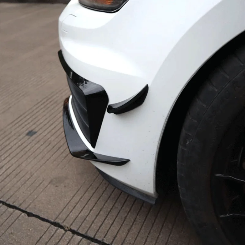 المصد الأمامي للسيارة سكين الهواء لسيارة VW Golf MK7 GTI 2013-2016 فوجليت مصبغة الجانب سكين الرياح الفاصل مجموعات هيكل السيارة اكسسوارات السيارات