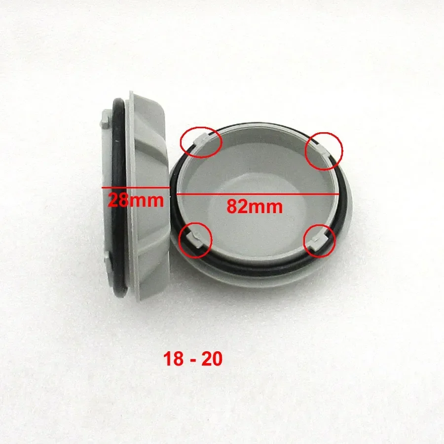 For Toyota Highlander 15-17 18-20 Headlamp Dust Cover Low High Beam Headlight Rear Cover Lengthened Seal Cap 82mm 95mm 1pcs