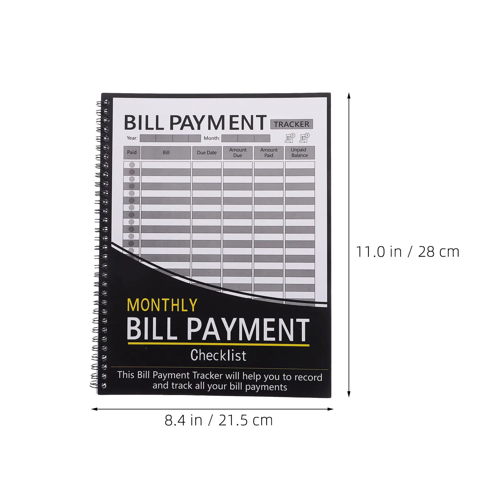 2Pcs Monthly Bill Pay Organizer Budget Planner Financial Tracker Notebook Personal Expense Budget Book Financial Planner view 4