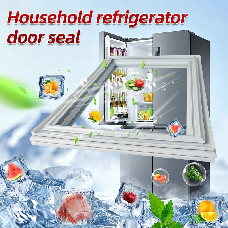 3m Strong Magnetic Refrigerator Door Seal Custom Made, Eco Friendly Thickened Anti-Frost Freezer Magnetic Strip