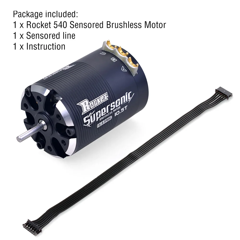ROCKET 540 sensory brushless extreme speed motor, competition grade brushless sensory motor