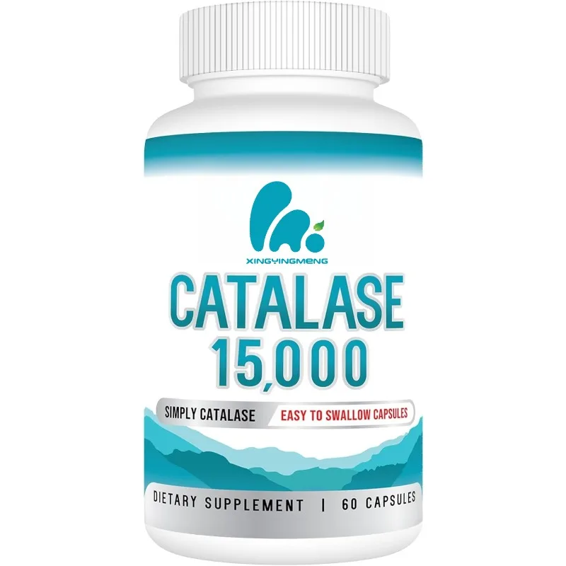 

Catalase supplement 15000mg - Hair supplement for strong hair -60 capsules (60 days supply)