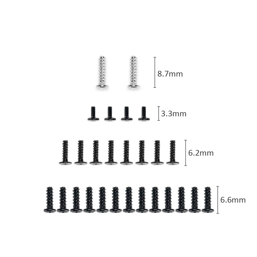 2.0mm PH00 Phillips Screwdriver with 27pcs Replacement Cross Screws for PS5 Controller Repair Opening Tools Kit