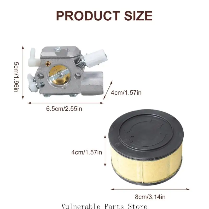 Bộ chế hòa khí D0UC Chainaw Set Chainaw Fuels Hệ thống cung cấp phù hợp cho MS231