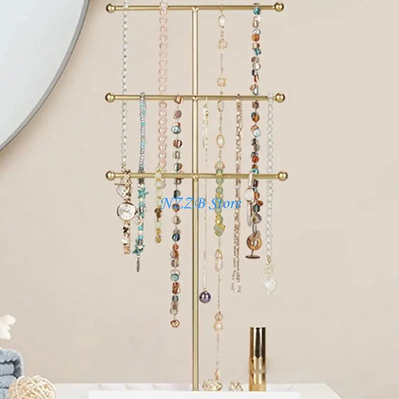 

T21F Metal Jewelry Display Stand For Home Decoration And Efficient Storage Solution
