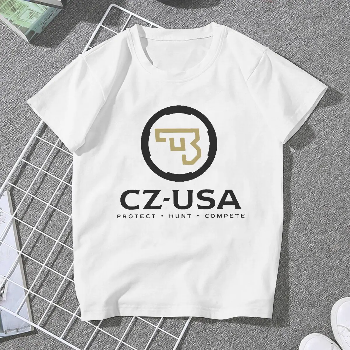 Glock Handgun CZ USA Tshirt Homme Women's Streetwear Unisex Polyester Blusas T Shirt For Women