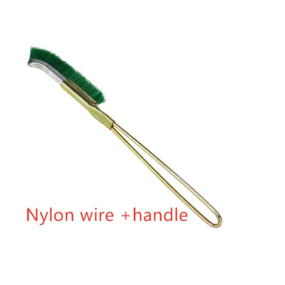 1pcs Wire Brush Metal Rust Remove Rust Brushes Steel Brass Nylon Cleaning Brushes Polishing Detail Metal Brushes Cleaning Tool