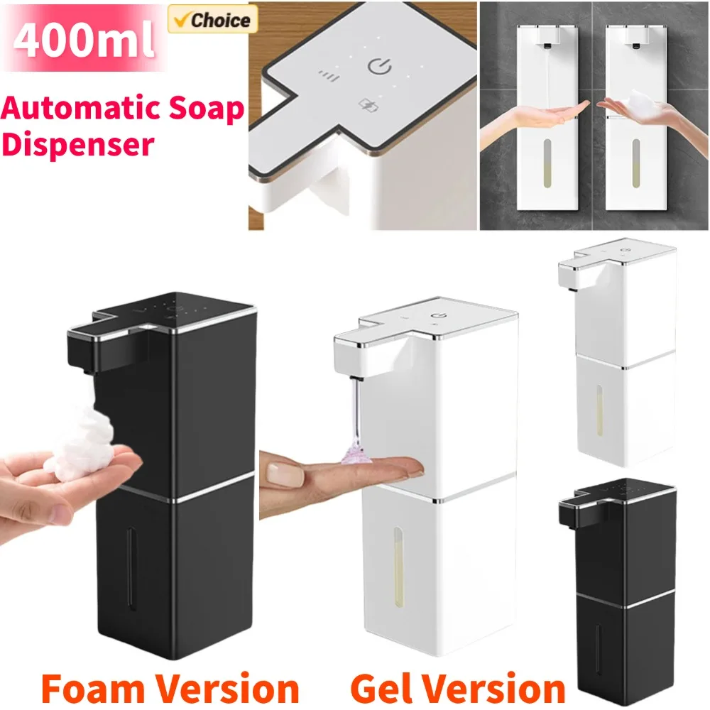 

4 Gears Smart Inductive Soap Dispenser Automatic Sensor Foam Distributor Wall mount Liquid Generator Touchless Auto Hand Washer