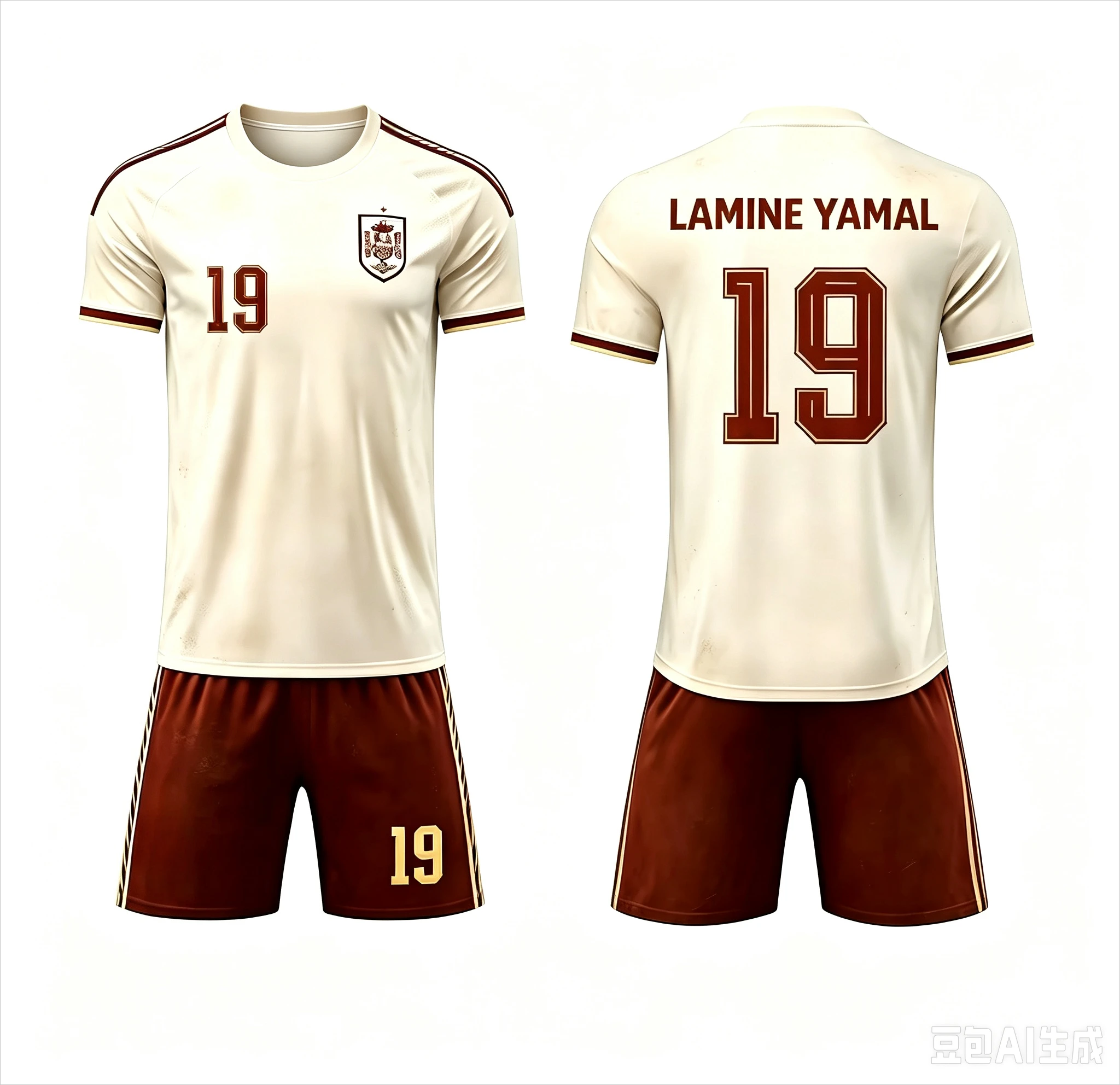 2026 Special Yamal 19 Football Jersey Tee & Shorts Set, Single Top Available,Spain Fans 2‑Piece Outfit Summer for Men Women Kids