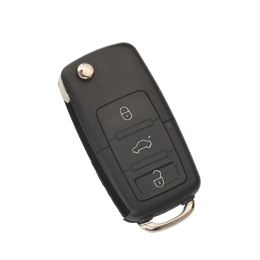 

jingyuqin Remote Key Case Cover Shell For VW VVDI XKB501EN Car Key Shell Without Battery Holder No Blade Fob Part