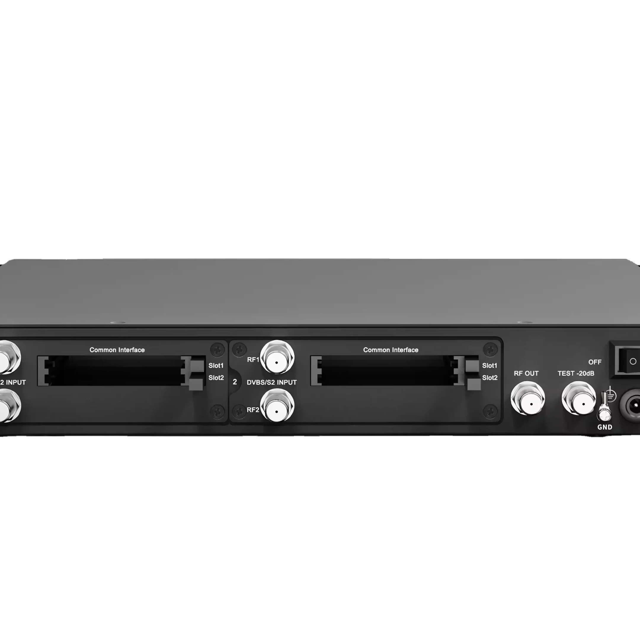 

SKD715XP 4 Tuner to RF Transmodulator of small digital TV front-end services high integration and high cost performance RJ45