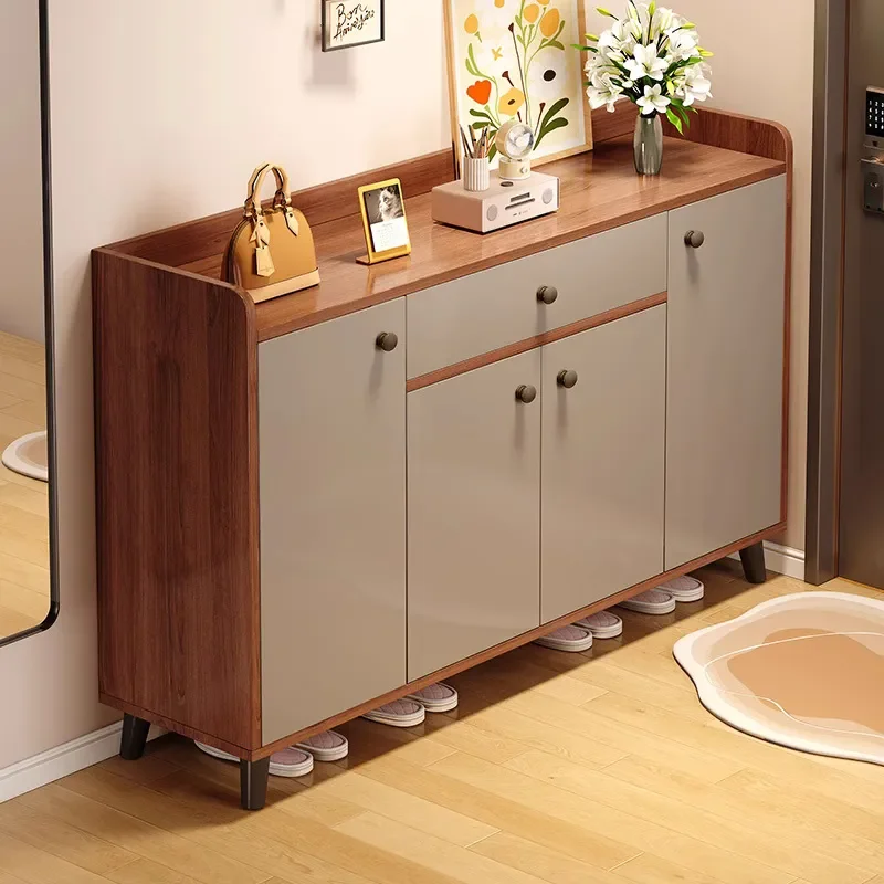 modern-shoe-cabinet-for-entryway-hallway-storage-2026-new-multi-tier-shoe-rack-with-adjustable-shelves-space-saving