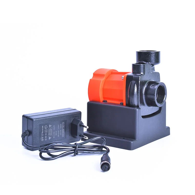 

24V DC 90W Hot Water Low Noise 1 Inch Mirco Turbine Booster Pressure Pump With Installation Base For Home Use