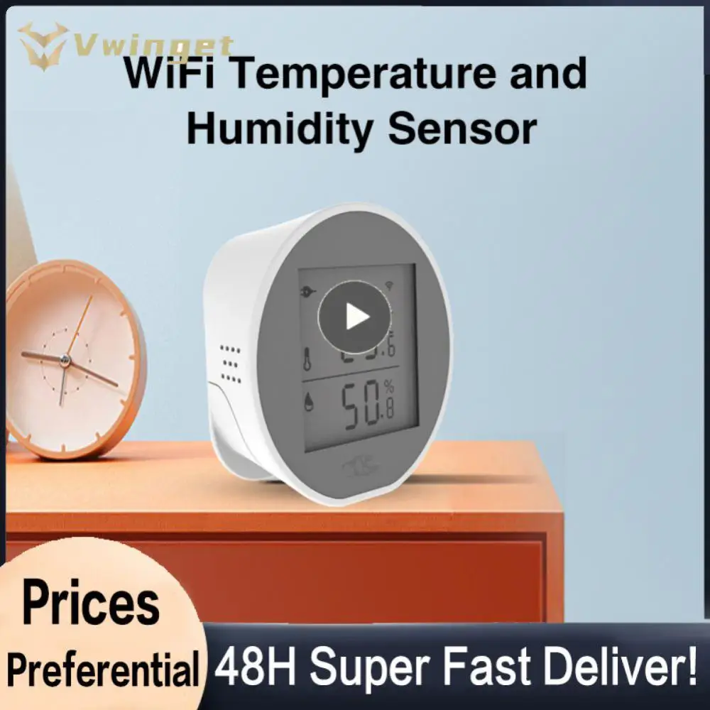 Anti-disassembly Design Tuya Wifi Hygrometer Portable Thermometer Detector Durable Practical Temperature And Humidity Sensor