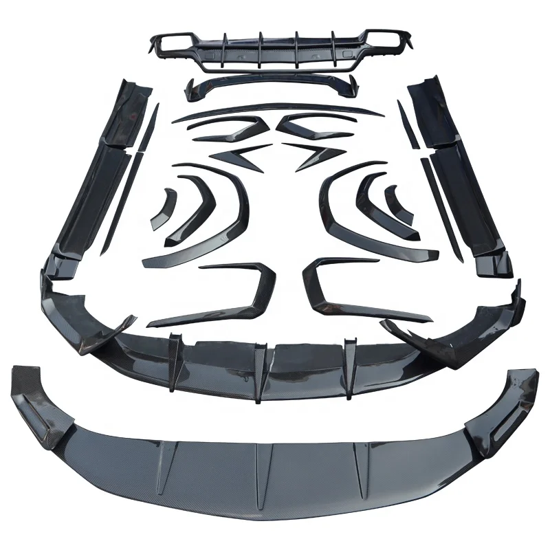 

Top Style Carbon Fiber Front Lip Rear Diffuser Bumper for Lamborghini URUS Carbon Fiber Body Kit
