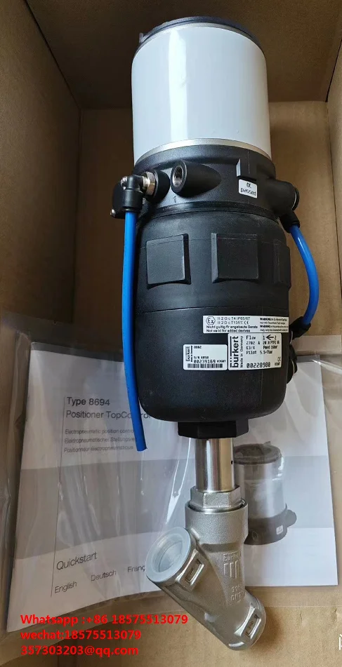 

For BurkertFor Burkert 2702-25 2702DN20 DN15 DN25 DN50 DN40 Angle Seat Valve Proportional Control Valve Brand New