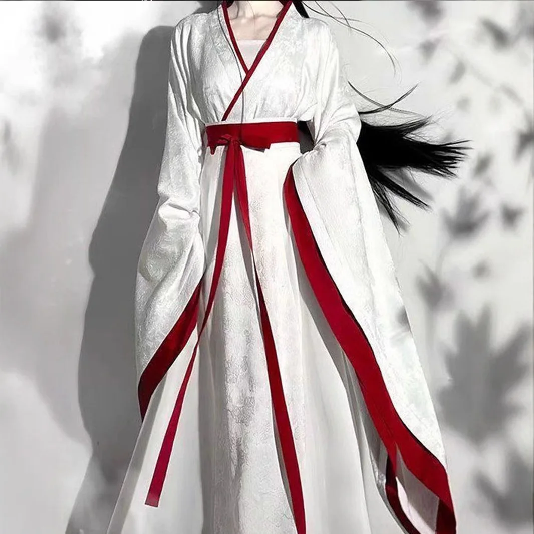 

Southern and Northern Dynasties Han Chinese Clothing Female Celebrity Same Style Wei Warring States Robe Collar Ancient Super