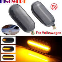 Dynamic LED Turn Signal Flashing Indicator Blinker For SEAT Ibiza 6L Cordoba Toledo Leon 1M For Skoda Octavia 2pcs