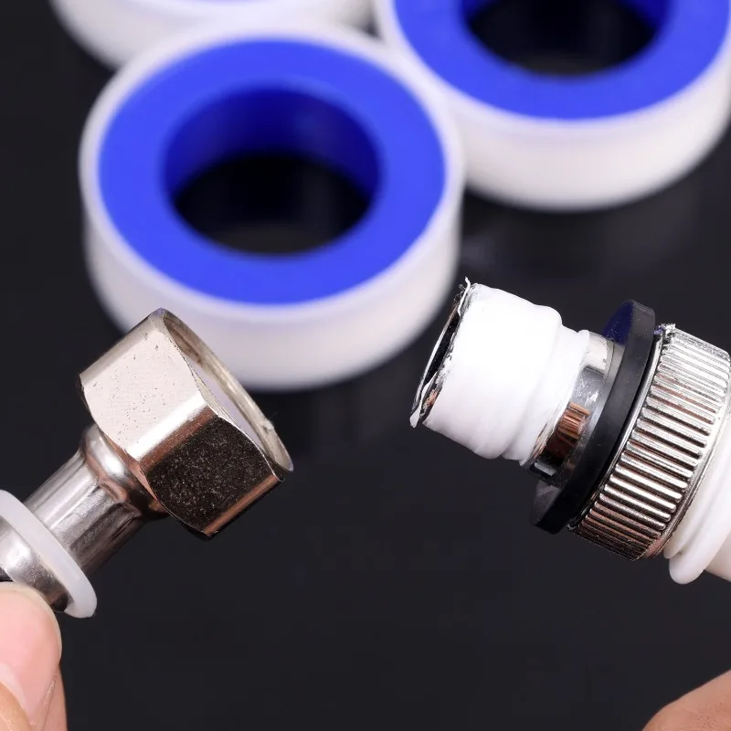 50/1 Rollen Dichtband Wasserrohr Stop Lecks Starkes Dichtungsband Waschbecken Abflussrohr Gewinde Klebebänder Sanitär Fitting Reparaturwerkzeuge
