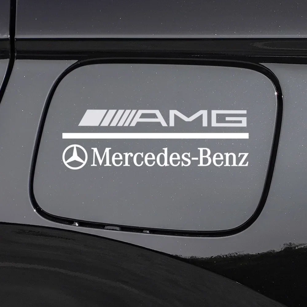 سيارة Stying KK جسم السيارة غطاء خزان الوقود ملصق اكسسوارات لمرسيدس بنز A C E S الفئة AMG CLA CLS W212 W213 W204 W205 W124
